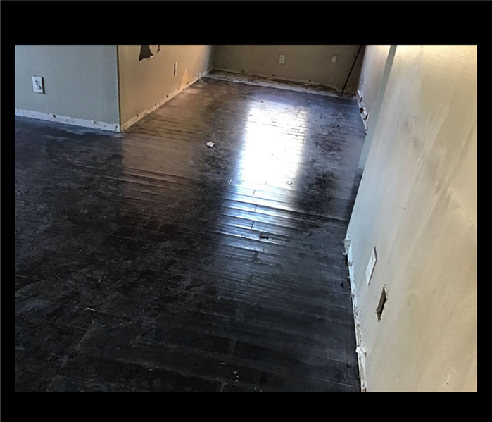 Wood Flooring Damaged by Fire