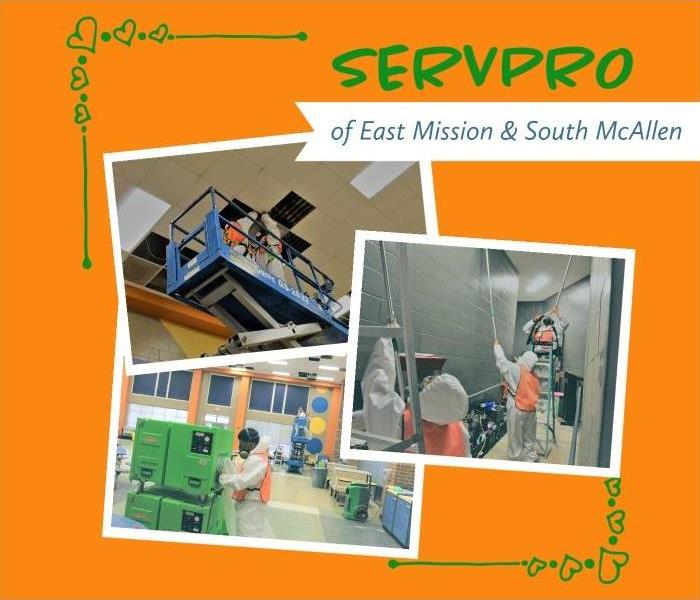water damages vs flood servpro clean up schools ecisd