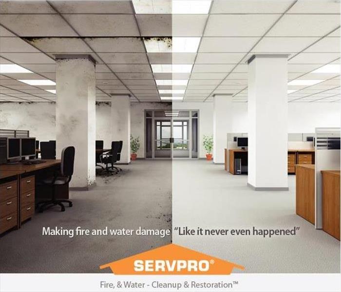 Servpro Before and After Fire Restoration Services